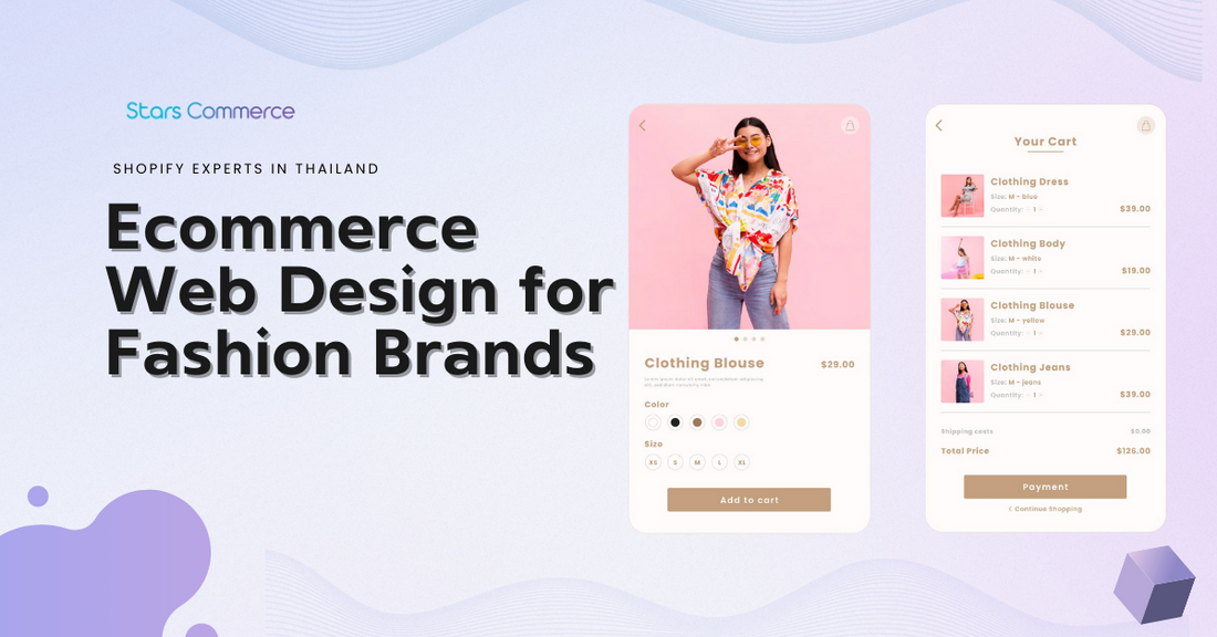 Ecommerce Web Design for Fashion Brands - Stars Commerce
